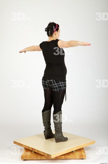 Whole Body Woman T poses Casual Pregnant Studio photo references