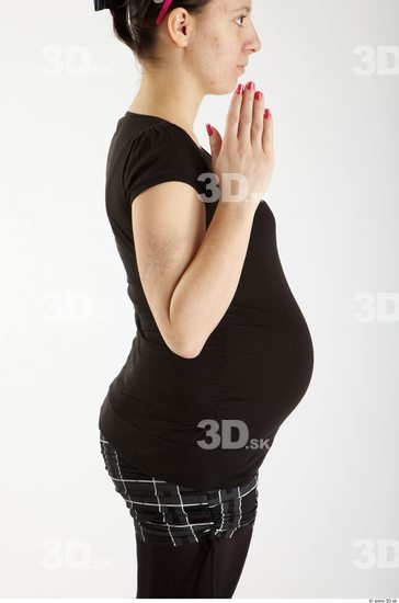 Arm Woman Animation references White Casual Pregnant Top