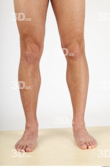 Calf Whole Body Man Nude Casual Athletic Studio photo references