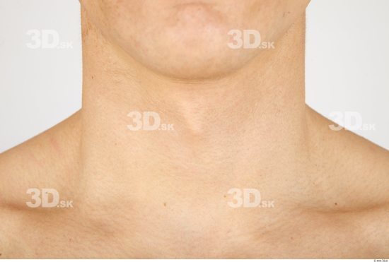 Neck Whole Body Man Nude Casual Athletic Studio photo references