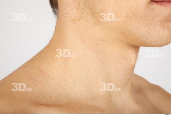 Neck Whole Body Man Nude Casual Athletic Studio photo references