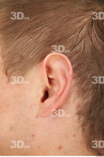 Ear Whole Body Man Casual Slim Studio photo references