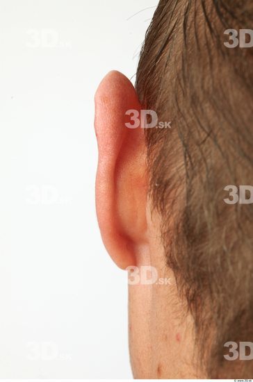 Ear Whole Body Man Casual Slim Studio photo references