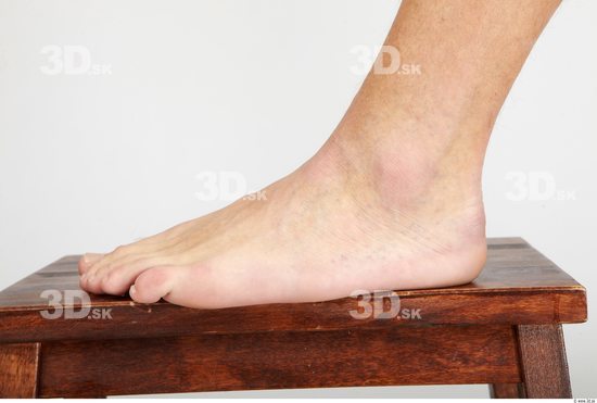 Foot Whole Body Man Nude Casual Slim Studio photo references