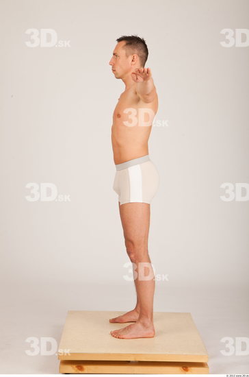 Whole Body Man T poses Casual Underwear Pants Athletic Studio photo references