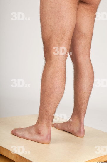 Calf Whole Body Man Nude Casual Average Studio photo references