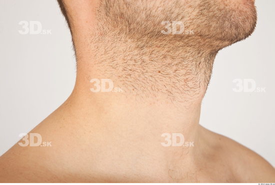 Neck Whole Body Man Nude Casual Average Studio photo references