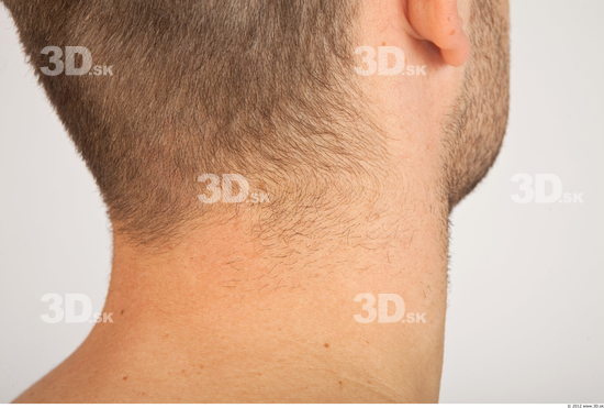 Neck Whole Body Man Nude Casual Average Studio photo references