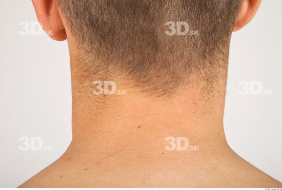 Neck Whole Body Man Nude Casual Average Studio photo references