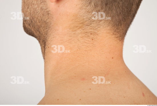 Neck Whole Body Man Nude Casual Average Studio photo references