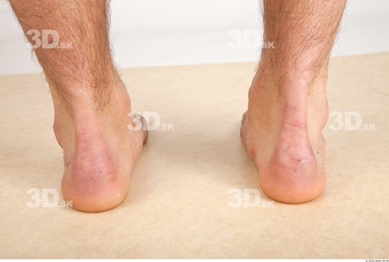 Foot Whole Body Man Nude Casual Average Studio photo references