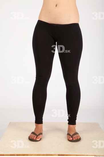 Leg Whole Body Woman Asian Casual Average Leggings Studio photo references