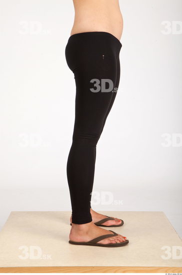 Leg Whole Body Woman Asian Casual Average Leggings Studio photo references