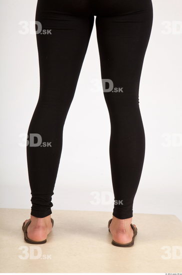 Calf Whole Body Woman Asian Casual Average Leggings Studio photo references