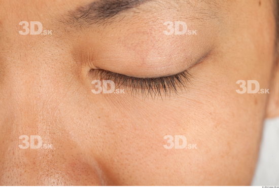 Eye Whole Body Woman Asian Casual Average Studio photo references