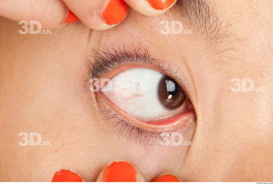 Eye Whole Body Woman Asian Casual Average Studio photo references