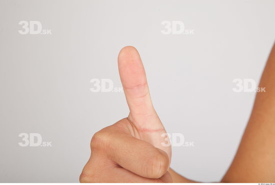 Fingers Whole Body Woman Asian Casual Average Studio photo references