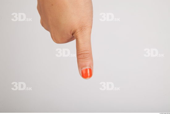 Fingers Whole Body Woman Asian Casual Average Studio photo references