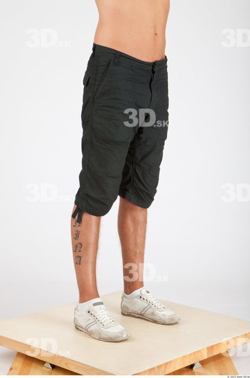 Leg Whole Body Man Sports Shorts Athletic Studio photo references