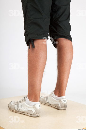 Calf Whole Body Man Sports Shoes Athletic Studio photo references