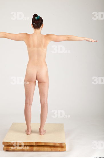 Whole Body Woman T poses Nude Casual Slim Studio photo references