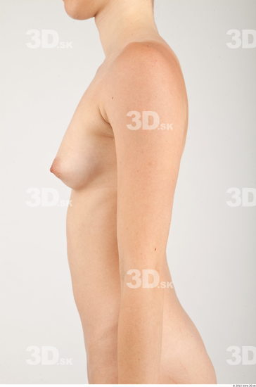 Arm Whole Body Woman Nude Casual Slim Studio photo references