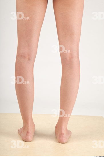 Calf Whole Body Woman Nude Casual Slim Studio photo references