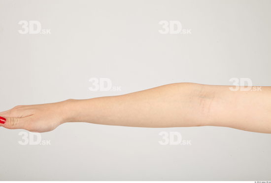 Forearm Whole Body Woman Nude Casual Slim Studio photo references