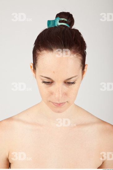 Whole Body Head Woman Casual Slim Studio photo references