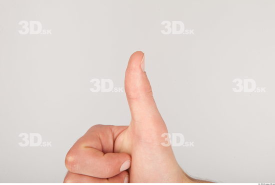 Fingers Whole Body Man Casual Slim Studio photo references