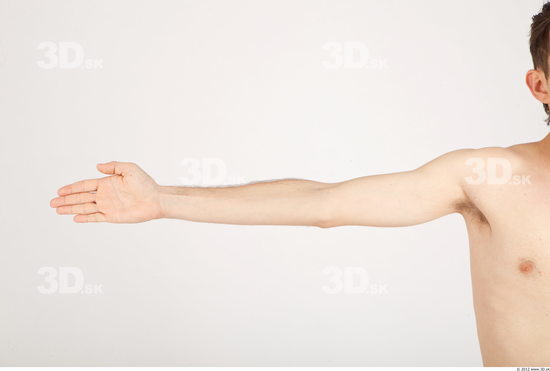 Arm Whole Body Man Animation references Nude Sports Slim Studio photo references