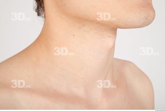 Neck Whole Body Man Animation references Nude Sports Slim Studio photo references