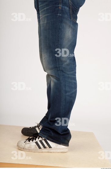 Calf Whole Body Man Animation references Casual Jeans Average Studio photo references