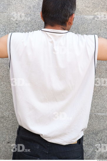 Upper Body Head Man Casual Sports Singlet Slim Street photo references