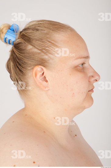 Whole Body Head Woman Animation references Casual Overweight Studio photo references