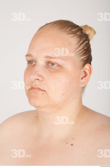 Whole Body Head Woman Animation references Casual Overweight Studio photo references