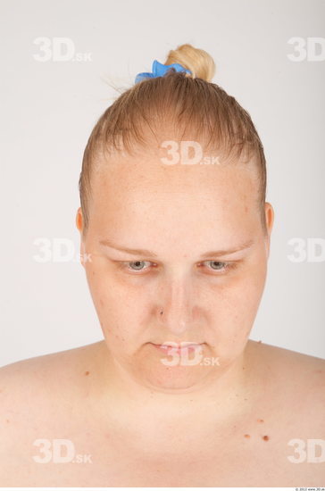 Whole Body Head Woman Animation references Casual Overweight Studio photo references