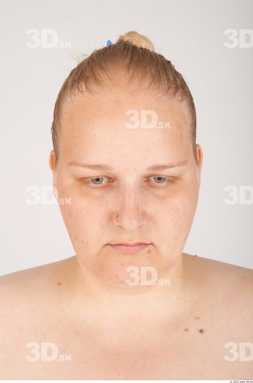 Whole Body Head Woman Animation references Casual Overweight Studio photo references