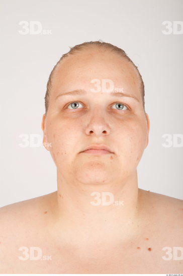 Whole Body Head Woman Animation references Casual Overweight Studio photo references