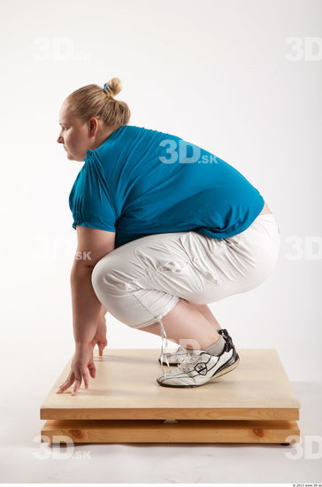 Whole Body Woman Other White Casual Overweight