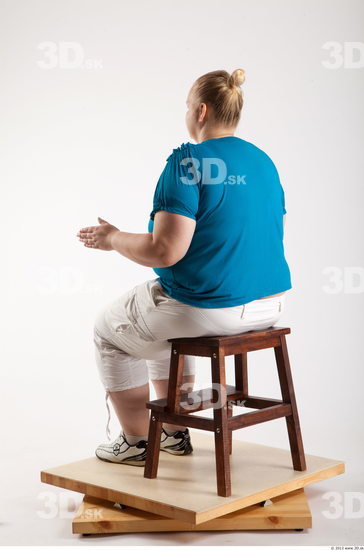 Whole Body Woman Artistic poses White Casual Overweight