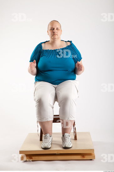 Whole Body Woman Artistic poses White Casual Overweight