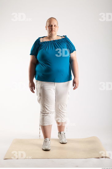 Whole Body Woman Animation references White Casual Overweight