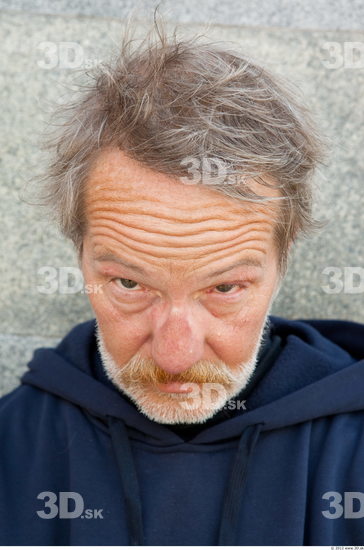 Head Man Casual Average Bearded Street photo references