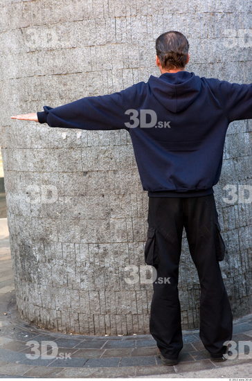 Whole Body Man T poses Sports Average Street photo references