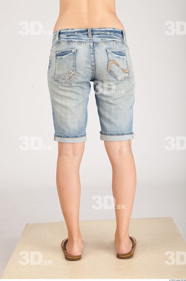 Leg Whole Body Woman Animation references Casual Shorts Slim Studio photo references