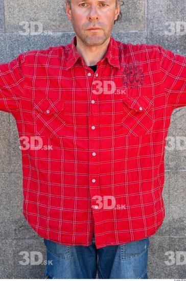 Upper Body Head Man Casual Shirt Average Street photo references