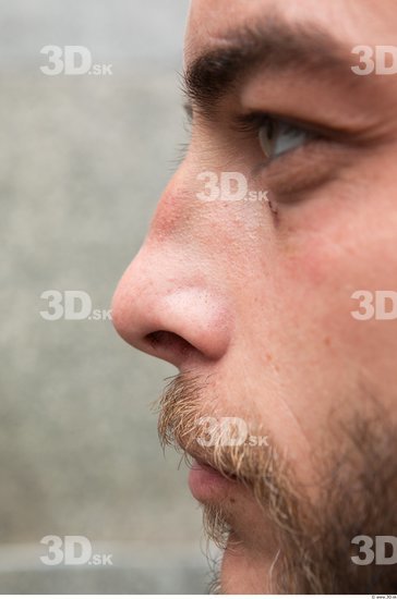 Nose Man Casual Average Bearded Street photo references