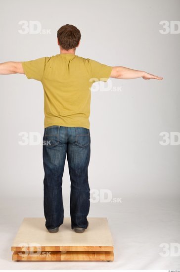 Whole Body Man Animation references T poses Casual Average Studio photo references
