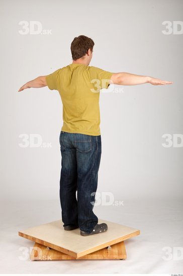 Whole Body Man Animation references T poses Casual Average Studio photo references